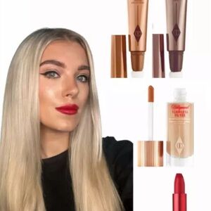 Charlotte Tilbury Red and Nude Lipstick Duo